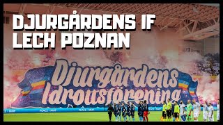 Djurgårdens IF - Lech Poznan | Tifo & stök efter matchen | 2023