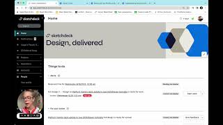 SketchDeck platform basics -- Your profile & the main navigation