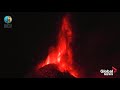 mount etna spews lava fountains in its strongest eruption in recent years