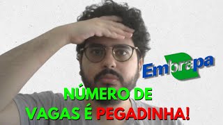 CONCURSO EMBRAPA: O QUE ESTUDAR? + HÁ MAIS VAGAS DO QUE PARECE!