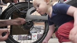 LOVENS EXPLORER bakfiets ACHTERWIEL kwam nu ook LOS