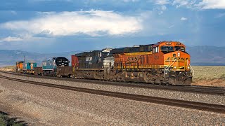 (4K) BNSF Railfanning in New Mexico