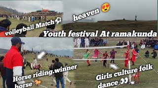 Youth festival At ramakunda|district Ramban| full enjoy 🤩| This place is not less than a paradise😍❤️