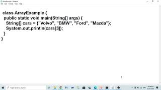 BCA OBJECT ORIENTED TECHNOLOGIES AND JAVA PROGRAMMING (MCS024) BLOCK-1 UNIT-4 Arrays in java