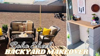 DIY Backyard Makeover On A Budget | 2023 Outdoor Decorating Idea | Backyard Patio Ideas Under $600