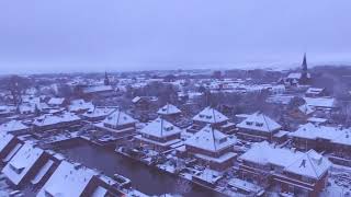 Sneeuw in Katwijk