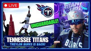 Tennessee Titans TREYLON BURKS is UNGUARDABLE! | Treylon Burks & DeAndre Hopkins help DERRICK HENRY.