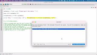 2.9. (Part 2) Circle Measurements - Python