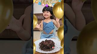 Baby Makes Cake On Her Birthday 🎂 #shorts #ytshorts #youtubeshorts #fun
