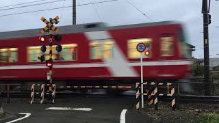 遠州鉄道の踏切（遠州芝本ー遠州岩水寺　間）静岡県