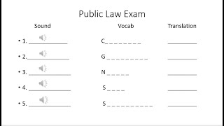 ภาษาอังกฤษสำหรับนักกฎหมาย สำหรับการสอบเนติบัณฑิต (Legal English - Thai Bar EP 1 Public Law Exam 1)