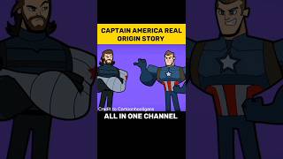 Captain America real Origin Story #shorts #captainamerica #parody #viral