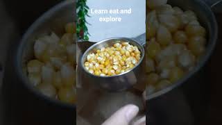 2 Minutes Pop Corn in Microwave  #viralshorts #youtubeshorts #shorts Learn Eat And Explore