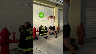 How to train like a firefighter #firefighter #fireman