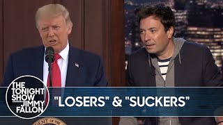 Trump Calls Fallen Soldiers "Losers" and "Suckers" | The Tonight Show
