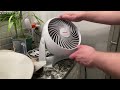 honeywell ht 904 turbo fan in the bathroom