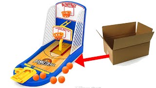 How to make NBA Basketball Board Game using Cardboard