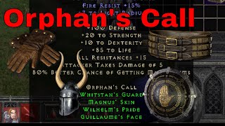 D2R Upgraded Sets - Orphan's Call (4 Piece Set)