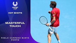 Carreno Busta Seals the Rally with a Masterful Touch | United Cup 2025