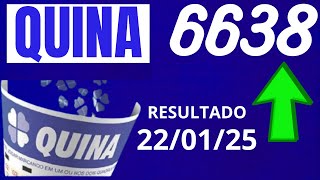 Quina 6638 - Resultado da Quina de Hoje Concurso 6638