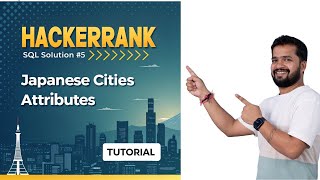 Hackerrank SQL Solution #5 Basic SQL - Japanese Cities' Attributes | HackerRank | SQL Tutorial