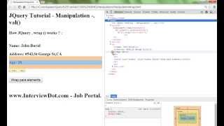 JQUERY WRAP METHOD DEMO