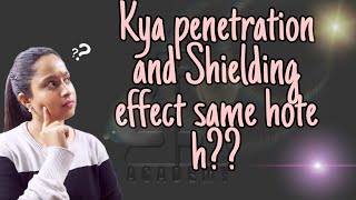 Penetration Effect| Shielding Effect|