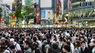 The famous Shibuya crossing - 90 seconds