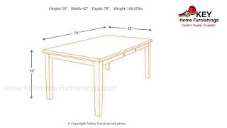 Ashley Ralene Dining Room Table D594-35 | KEY Home