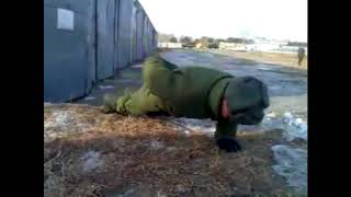 Russia vs USA push ups