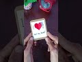 diy valentine s day love card making cute mini love card easy viralshort shotrsvideo