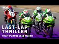 Epic WorldSSP300 final lap showdown with huge title race twists! 🔀 | 2024 #PortugueseWorldSBK 🇵🇹