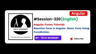 Angular Reactive Forms Tutorial in English: Basic Form Using FormBuilder Practical Example (Ep-320)