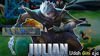 MAIN HYPER JULIAN SEPERTI HERO NYA LAGI OP SAMPE TEMEN KESEL SENDIRI.....#mobilelegends #mlbb