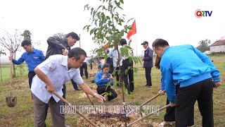 Lễ ra quân Tết trồng cây đời đời nhớ ơn Bác Hồ Xuân Ất Tỵ | Truyền hình Quảng Trị