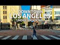 LOS ANGELES - Driving Downtown Los Angeles(5th-Flower-9th) Under Lockdown, California, USA -2.7K QHD