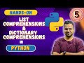 List and Dictionary Comprehensions 🔁  (Part -5 ) | Python for beginners