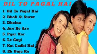 Dil To Pagal Hai Movie All Songs Shahrukh Khan & Madhuri Dixit & KarismaKapoor  MUSICAL WORLD