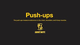 How to: Push-ups for the PFA