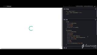 Simple Preloader : html css3