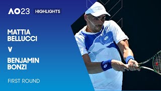 Mattia Bellucci v Benjamin Bonzi Highlights | Australian Open 2023 First Round