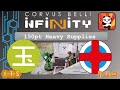 Fast Panda Gaming: Infinity ITS15  N4 Battle Report - 150pts Supplies (YuJing v Ariadna) Heavy only