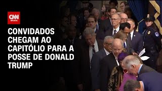 Convidados chegam ao Capitólio para a posse de Donald Trump | CNN NA POSSE DE TRUMP