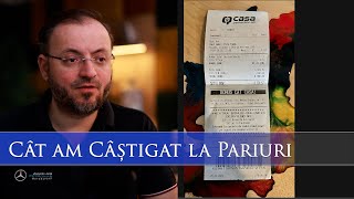 Cat am Castigat la Pariuri | Cum te Pacalesc Casele de Pariuri !