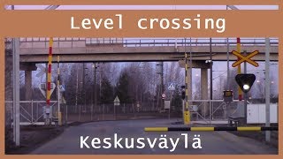 Keskusväylä. half-barrier device Harjavalta