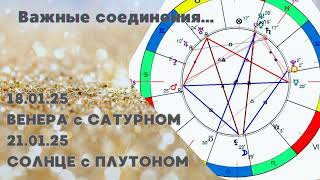 Важные соединения Венеры с Сатурном/ Плутона с Солнцем