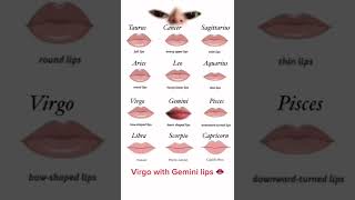 Virgo with Gemini Lips #shorts