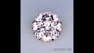 3.74ct LAB Morganite colour Sapphire - flame fusion