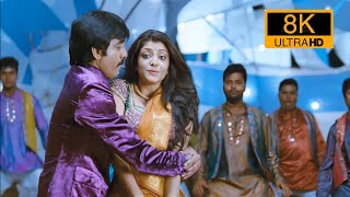 8k UHD songs 60fps Kaatuka kallu (Telugu) full resolution 8k sarocharu Raviteja kajal #TFI #trending