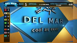 Dancing Dana wins race 5 at Del Mar 08/31/20